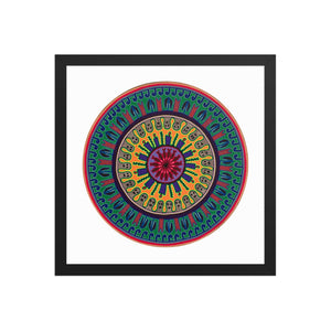 Huichol Yarn Painting Print • C - 12 - Huichol Arts