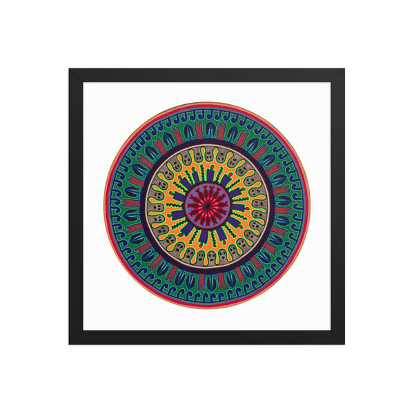 Huichol Yarn Painting Print • C - 12 - Huichol Arts