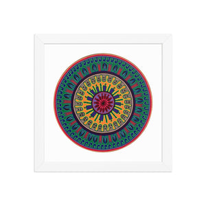 Huichol Yarn Painting Print • C - 12 - Huichol Arts