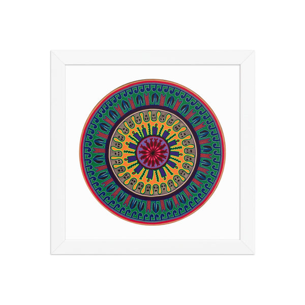 Huichol Yarn Painting Print • C - 12 - Huichol Arts