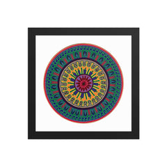 Huichol Yarn Painting Print • C - 12 - Huichol Arts