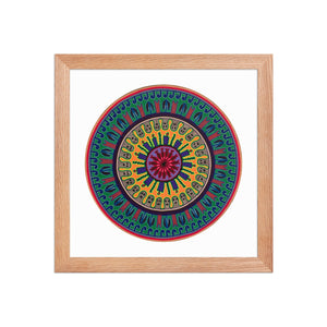 Huichol Yarn Painting Print • C - 12 - Huichol Arts