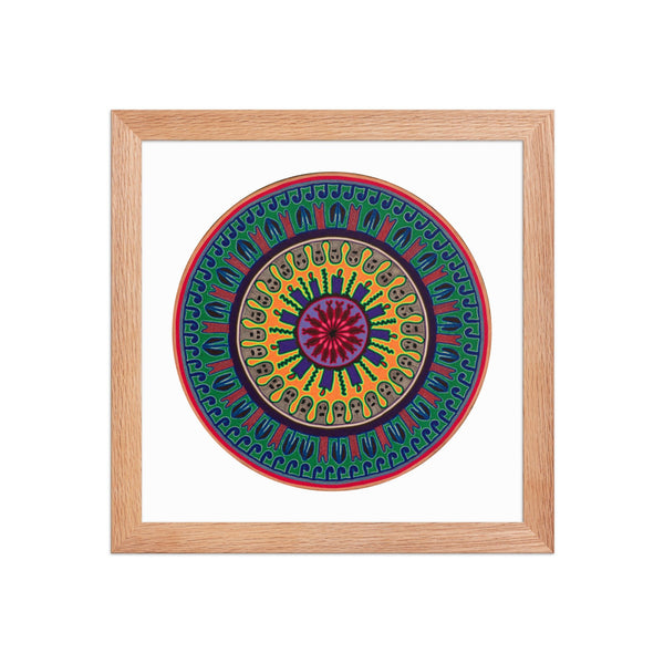 Huichol Yarn Painting Print • C - 12 - Huichol Arts