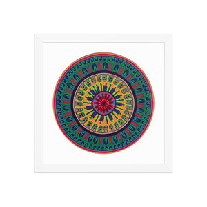 Huichol Yarn Painting Print • C - 12 - Huichol Arts