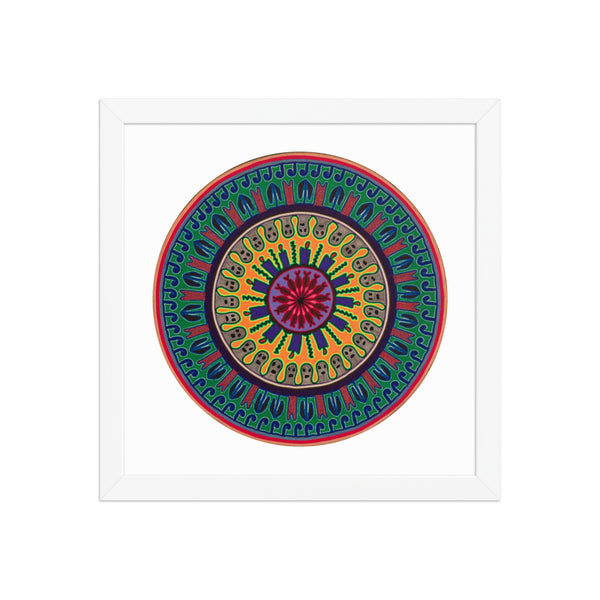 Huichol Yarn Painting Print • C - 12 - Huichol Arts
