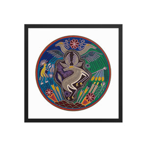 Huichol Yarn Painting Print • C - 13 - Huichol Arts