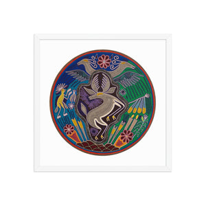 Huichol Yarn Painting Print • C - 13 - Huichol Arts