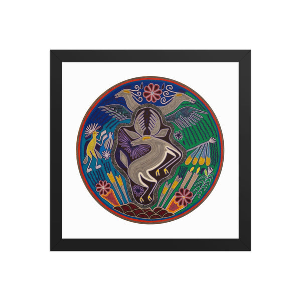 Huichol Yarn Painting Print • C - 13 - Huichol Arts