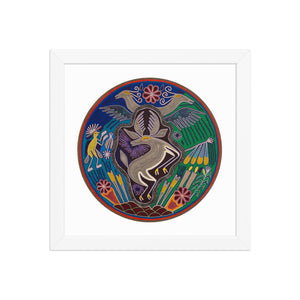 Huichol Yarn Painting Print • C - 13 - Huichol Arts