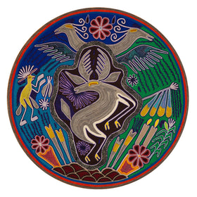 Huichol Yarn Painting Print • C - 13 - Huichol Arts