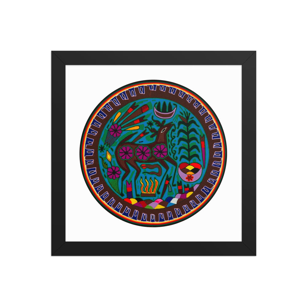Huichol Yarn Painting Print • C - 14 - Huichol Arts