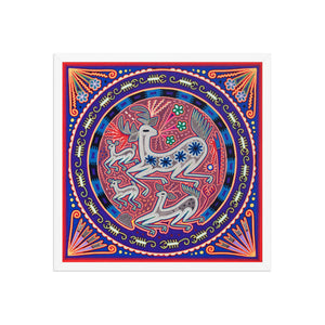 Huichol Yarn Painting Print • L - 003 - Huichol Arts