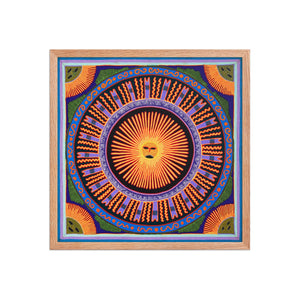 Huichol Yarn Painting Print • L - 005 - Huichol Arts