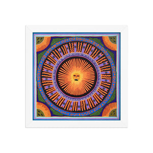 Huichol Yarn Painting Print • L - 005 - Huichol Arts
