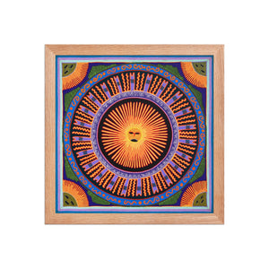 Huichol Yarn Painting Print • L - 005 - Huichol Arts