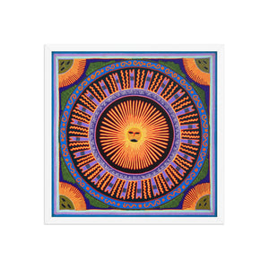 Huichol Yarn Painting Print • L - 005 - Huichol Arts