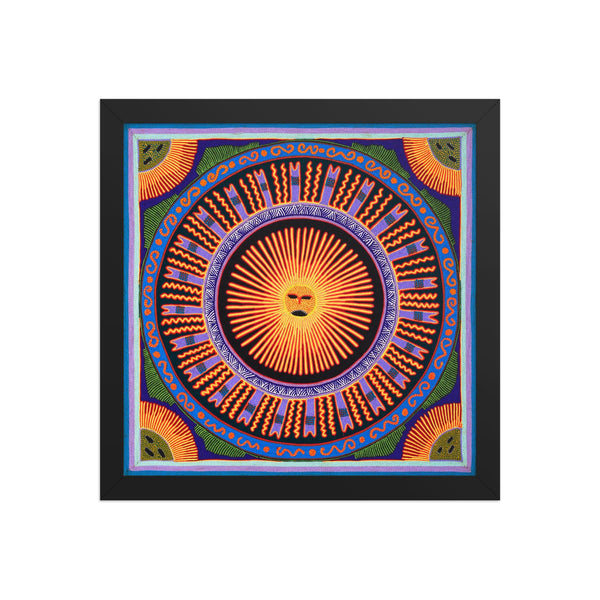 Huichol Yarn Painting Print • L - 005 - Huichol Arts