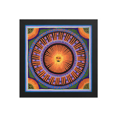 Huichol Yarn Painting Print • L - 005 - Huichol Arts