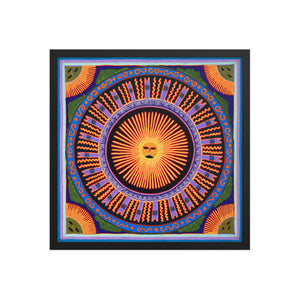 Huichol Yarn Painting Print • L - 005 - Huichol Arts
