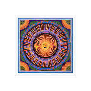 Huichol Yarn Painting Print • L - 005 - Huichol Arts