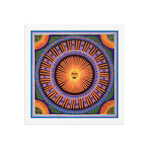 Huichol Yarn Painting Print • L - 005 - Huichol Arts