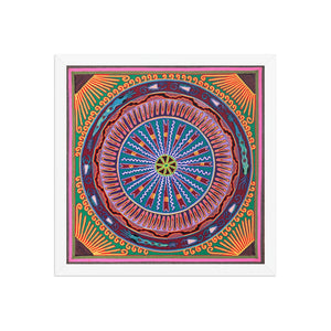 Huichol Yarn Painting Print • L - 006 - Huichol Arts