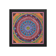 Huichol Yarn Painting Print • L - 006 - Huichol Arts