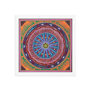 Huichol Yarn Painting Print • L - 006 - Huichol Arts