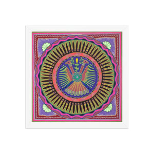 Huichol Yarn Painting Print • L - 008 - Huichol Arts