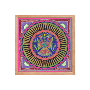 Huichol Yarn Painting Print • L - 008 - Huichol Arts