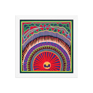 Huichol Yarn Painting Print • L - 011 - Huichol Arts