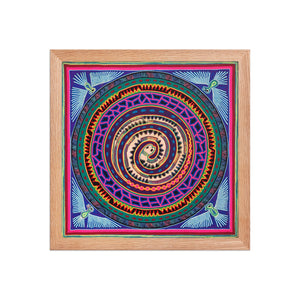 Huichol Yarn Painting Print • L - 013 - Huichol Arts