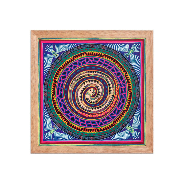 Huichol Yarn Painting Print • L - 013 - Huichol Arts