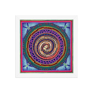 Huichol Yarn Painting Print • L - 013 - Huichol Arts