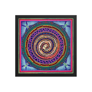 Huichol Yarn Painting Print • L - 013 - Huichol Arts