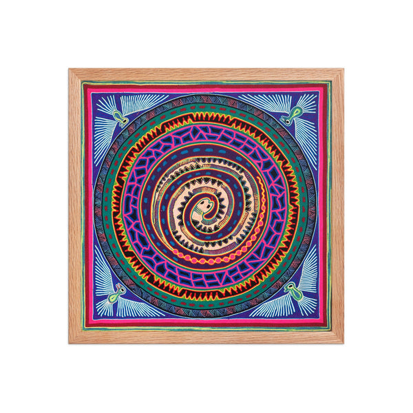Huichol Yarn Painting Print • L - 013 - Huichol Arts