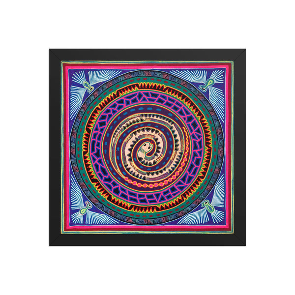 Huichol Yarn Painting Print • L - 013 - Huichol Arts