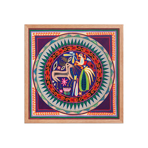 Huichol Yarn Painting Print • L - 014 - Huichol Arts