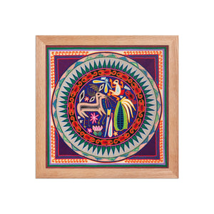 Huichol Yarn Painting Print • L - 014 - Huichol Arts