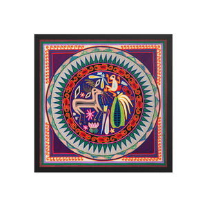 Huichol Yarn Painting Print • L - 014 - Huichol Arts