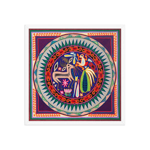 Huichol Yarn Painting Print • L - 014 - Huichol Arts