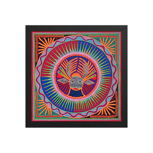 Huichol Yarn Painting Print • L - 015 - Huichol Arts