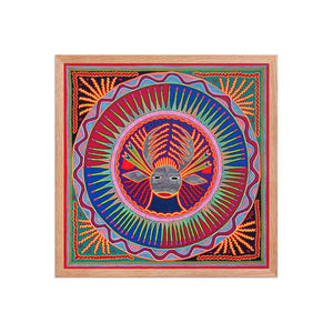 Huichol Yarn Painting Print • L - 015 - Huichol Arts