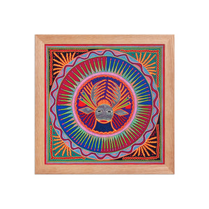 Huichol Yarn Painting Print • L - 015 - Huichol Arts