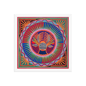 Huichol Yarn Painting Print • L - 015 - Huichol Arts