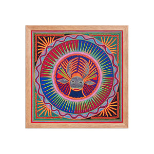 Huichol Yarn Painting Print • L - 015 - Huichol Arts