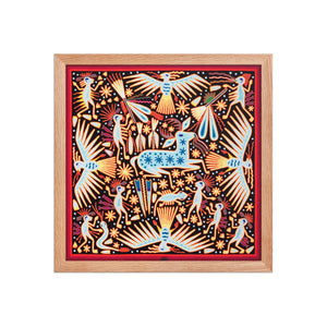 Huichol Yarn Painting Print • L - 017 - Huichol Arts
