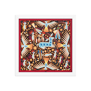 Huichol Yarn Painting Print • L - 017 - Huichol Arts