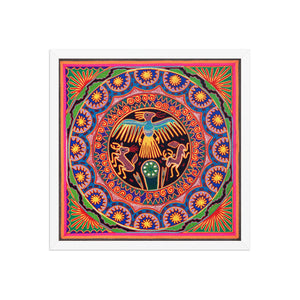 Huichol Yarn Painting Print • L - 018 - Huichol Arts