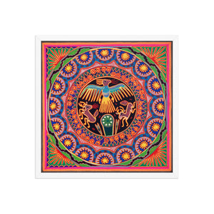 Huichol Yarn Painting Print • L - 018 - Huichol Arts